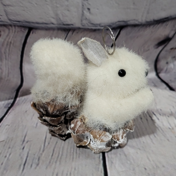 Pinecone squirrel Photo Holder Office - Picture 2 of 4